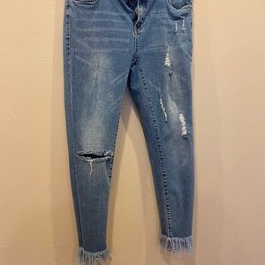 Boot cut denim jeans